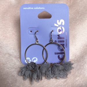 Claire’s NWT Gray Earrings